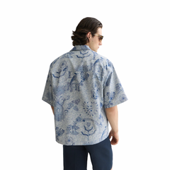 Scotch & Soda x Royal Deft Loose Short Sleeved Jacquard Shirt