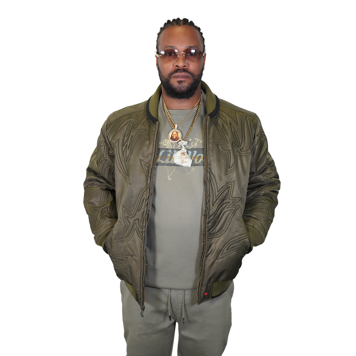 Crazy Al Heavyweight Reversible Nylon Jacket