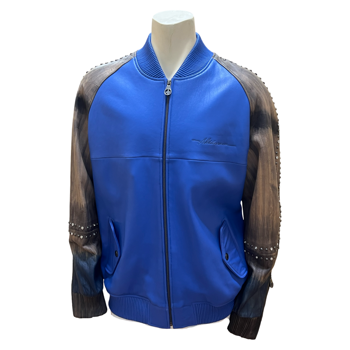 Artistry and Edge Hand-Painted Bomber