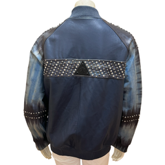 Artistry and Edge Hand-Painted Bomber
