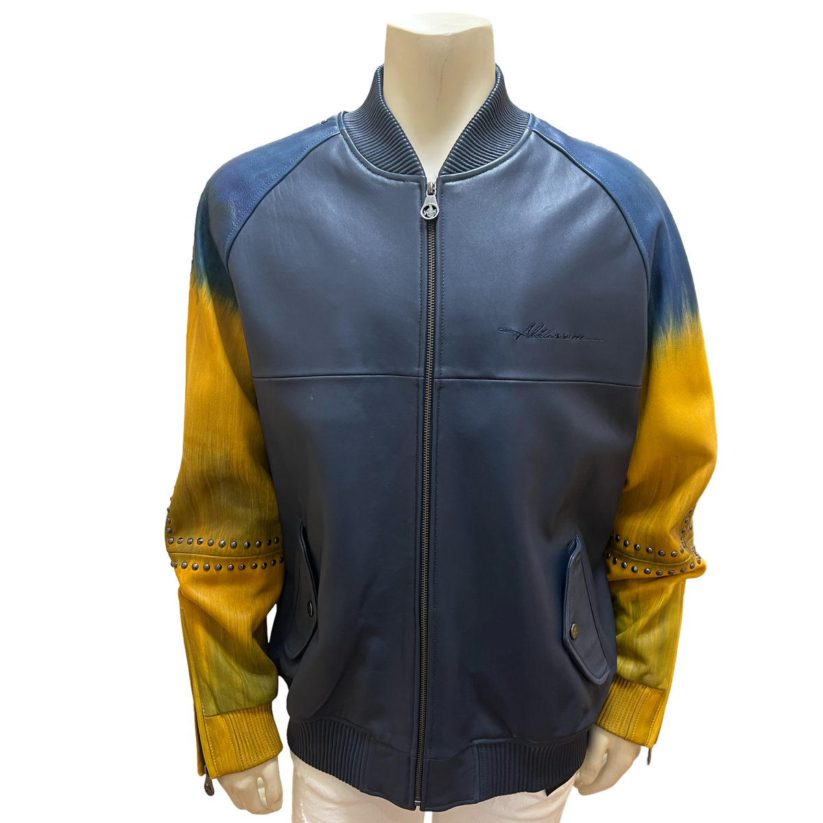 Artistry and Edge Hand-Painted Bomber