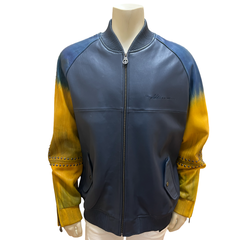 Artistry and Edge Hand-Painted Bomber