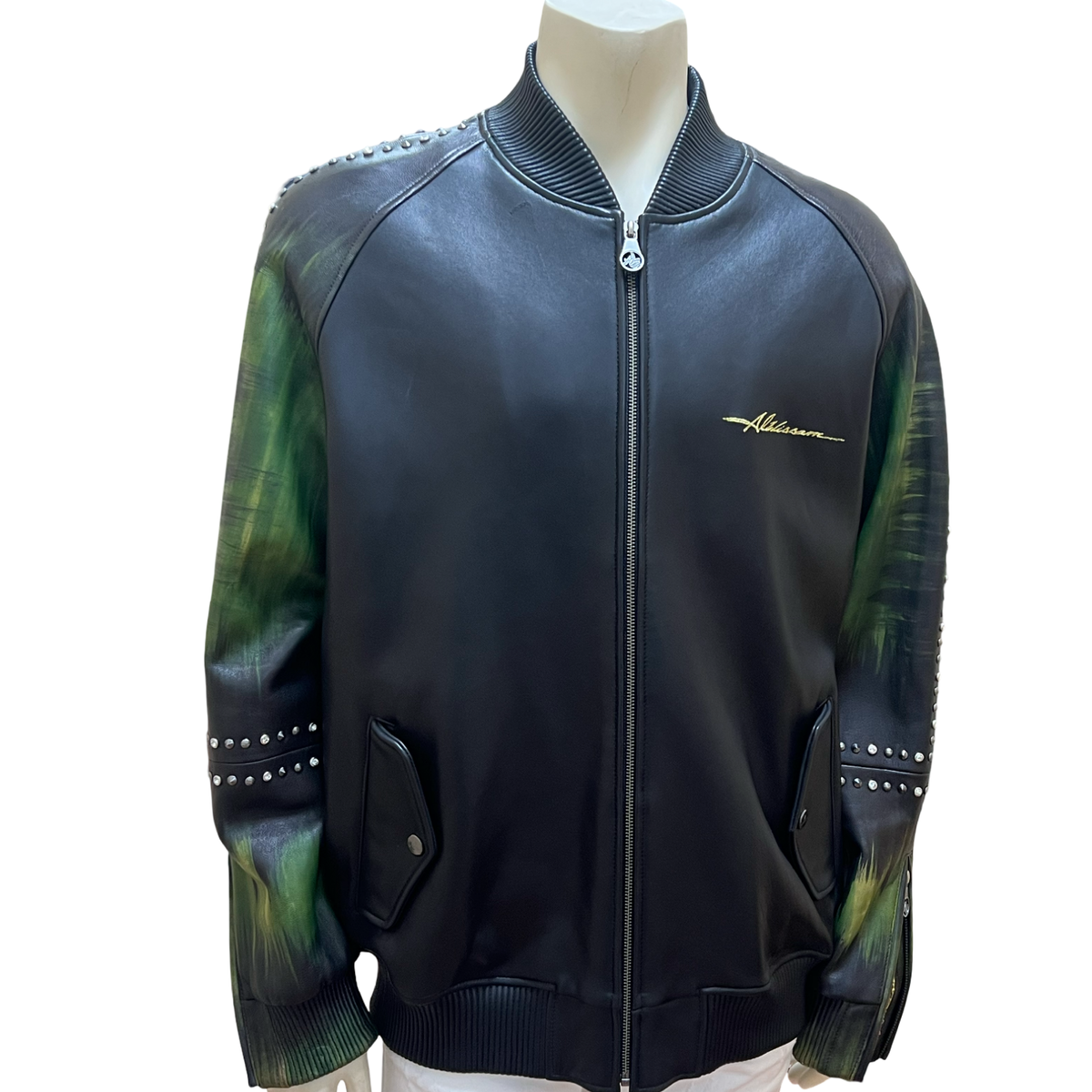 Artistry and Edge Hand-Painted Bomber