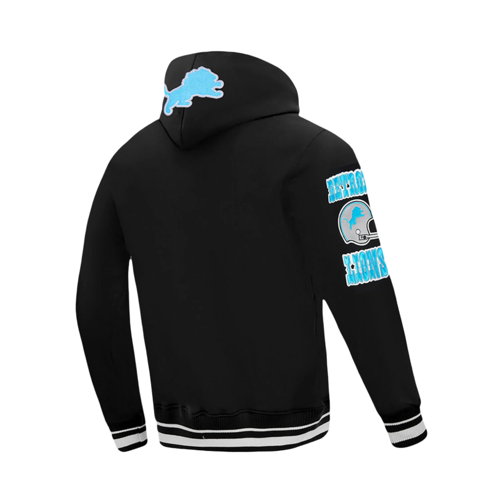 Detroit Lions Retro Classic Fleece Pull Over Hoodie