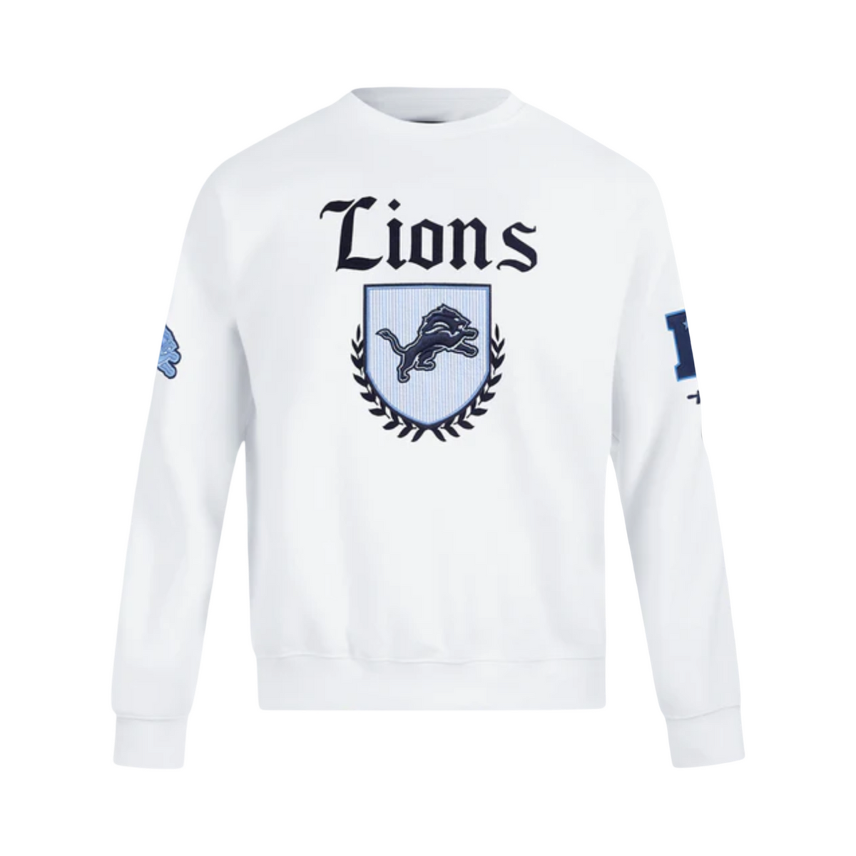 NFL Detroit Lions Country Club Men’s Drop Shoulder Fleece Crew Neck