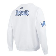 NFL Detroit Lions Country Club Men’s Drop Shoulder Fleece Crew Neck