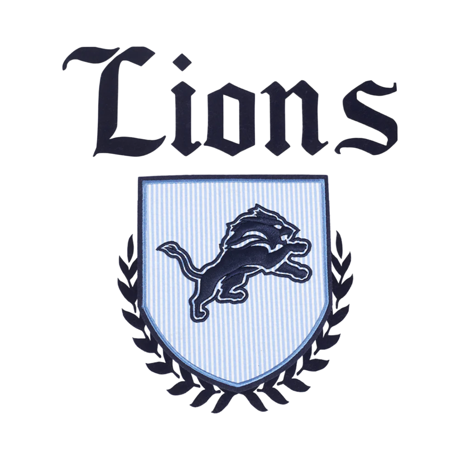 NFL Detroit Lions Country Club Men’s Drop Shoulder Fleece Crew Neck