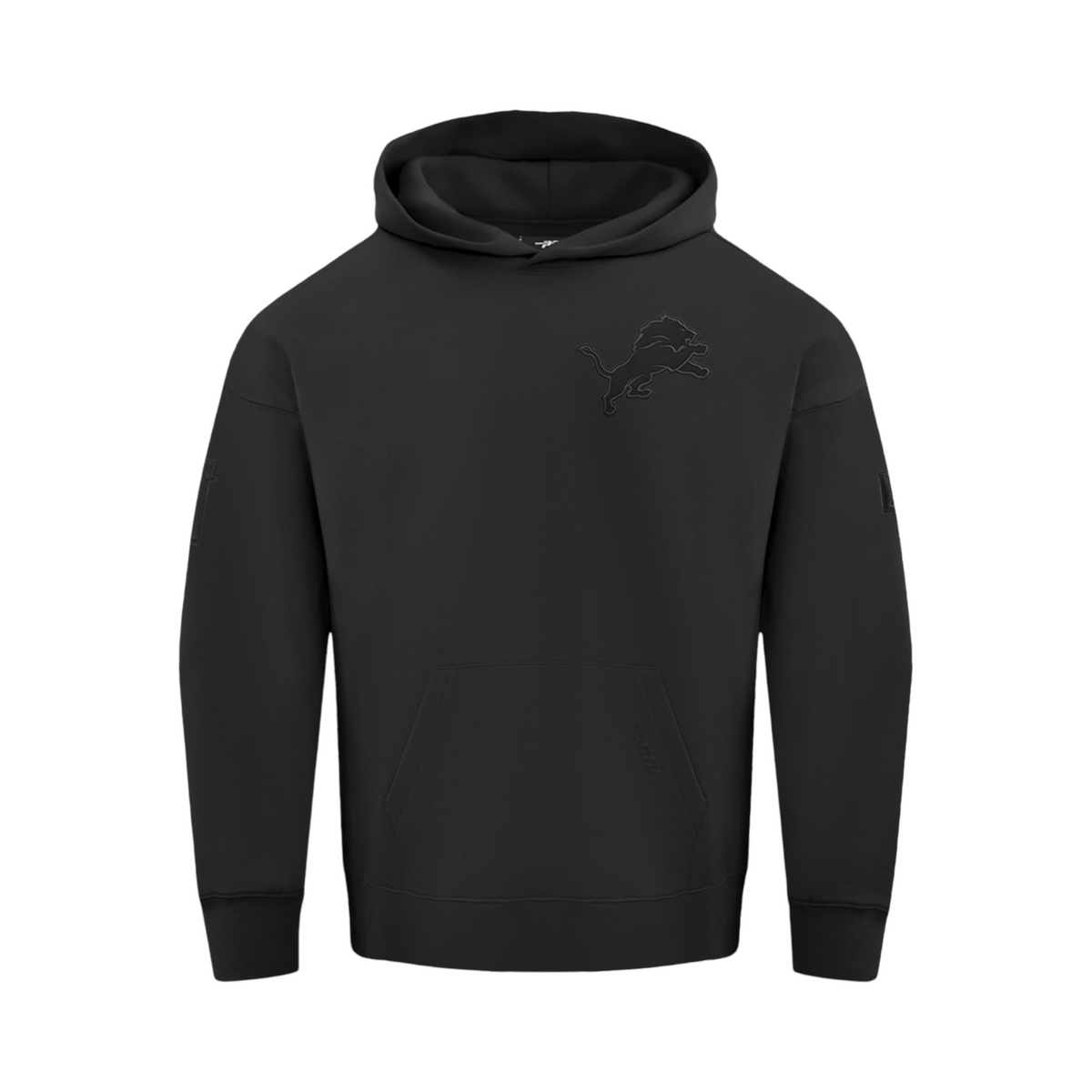 Detroit Lions Neutral Drop Shoulder Fleece Pull Over Hoodie