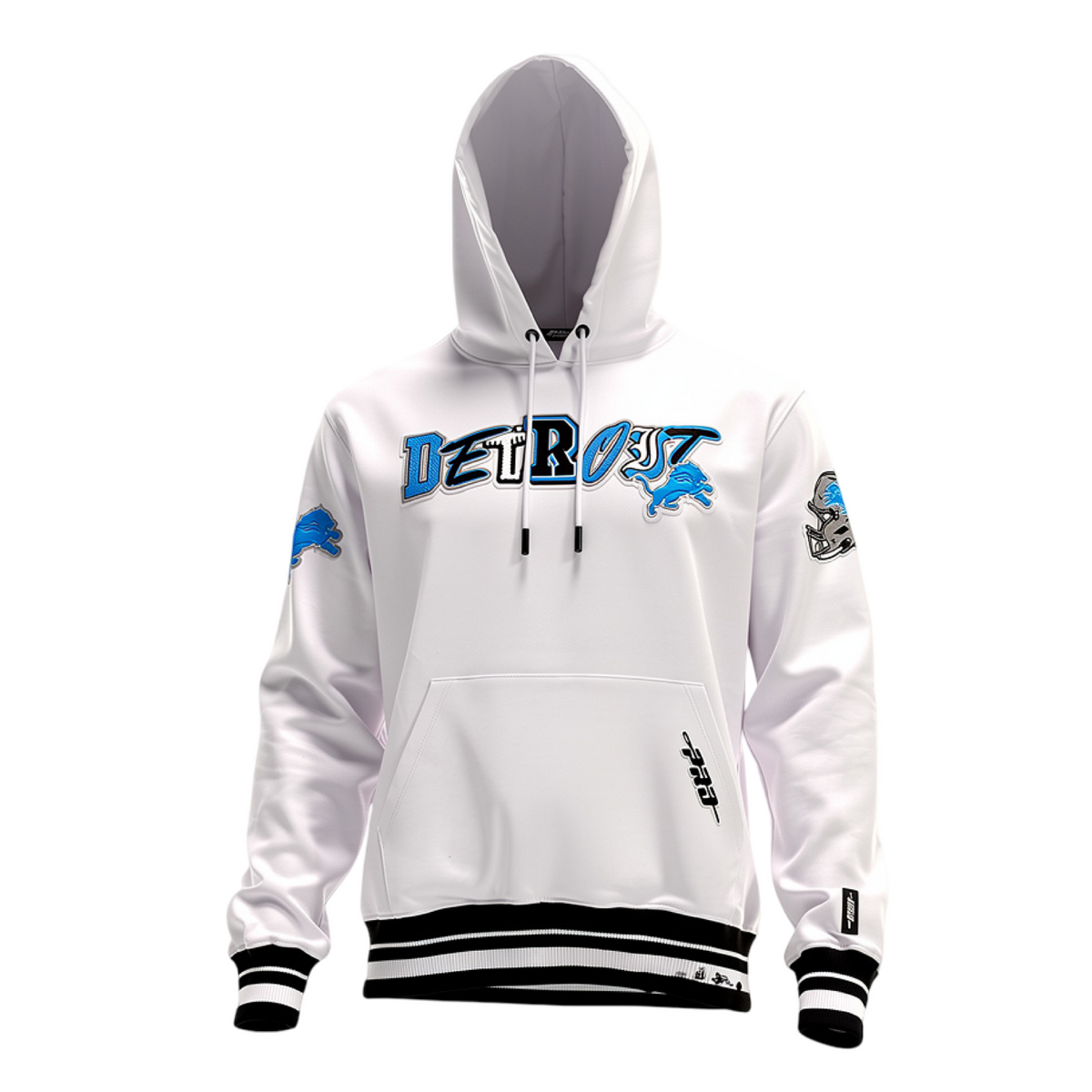 NFL Detroit Lions Ransom Men’s Rib Fleece Pullover Hoodie