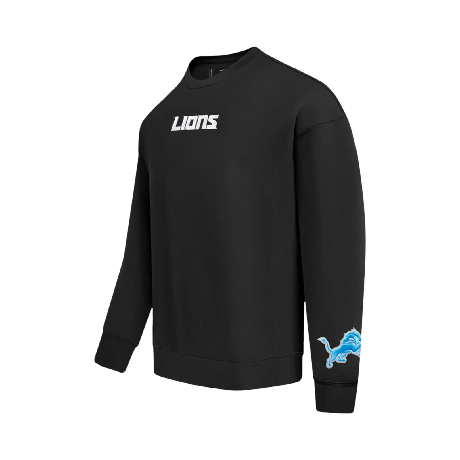 NFL Detroit Lions Wingspan Men’s Drop Shoulder Fleece Crewneck