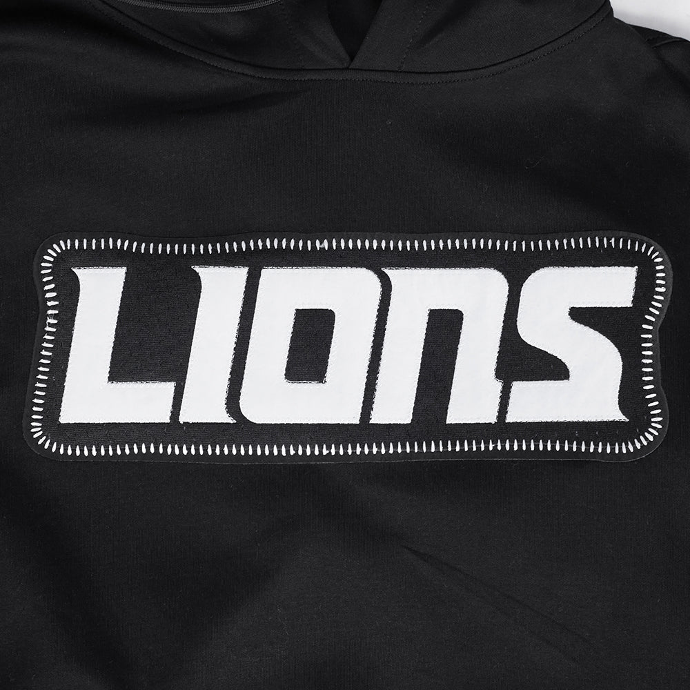 NFL Detroit Lions DIY Pick Stitch Men’s Double Knit Pullover Hoodie