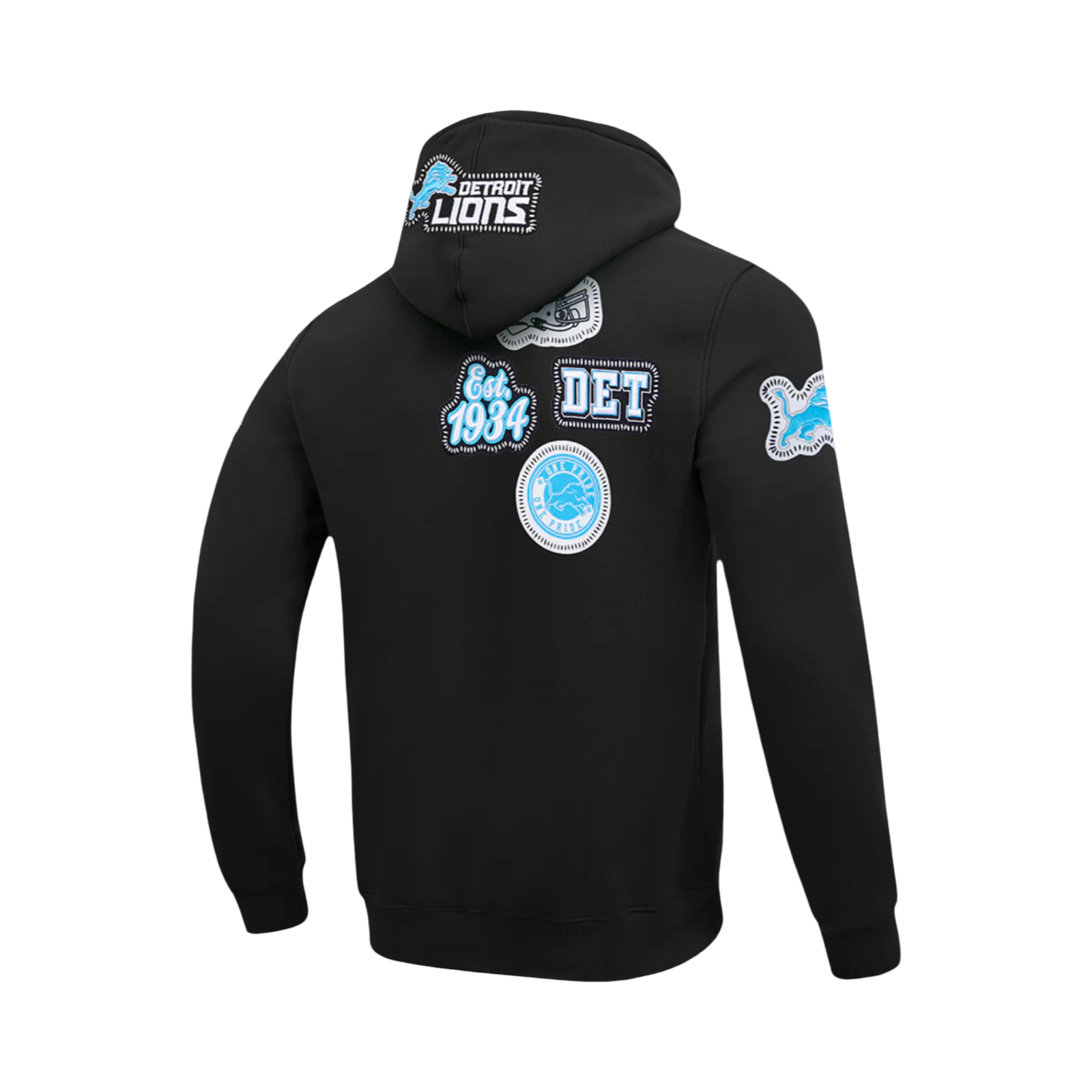 NFL Detroit Lions DIY Pick Stitch Men’s Double Knit Pullover Hoodie
