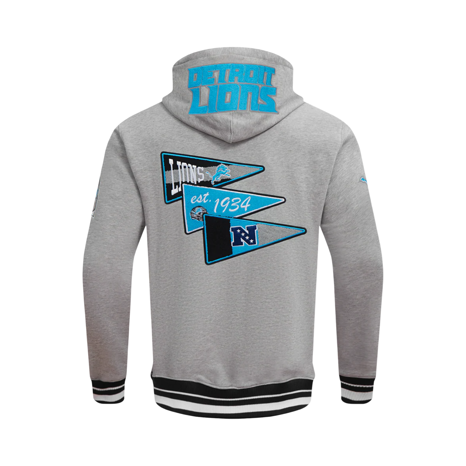 NFL Detroit Lions Pennants Men’s Rib Fleece Pullover