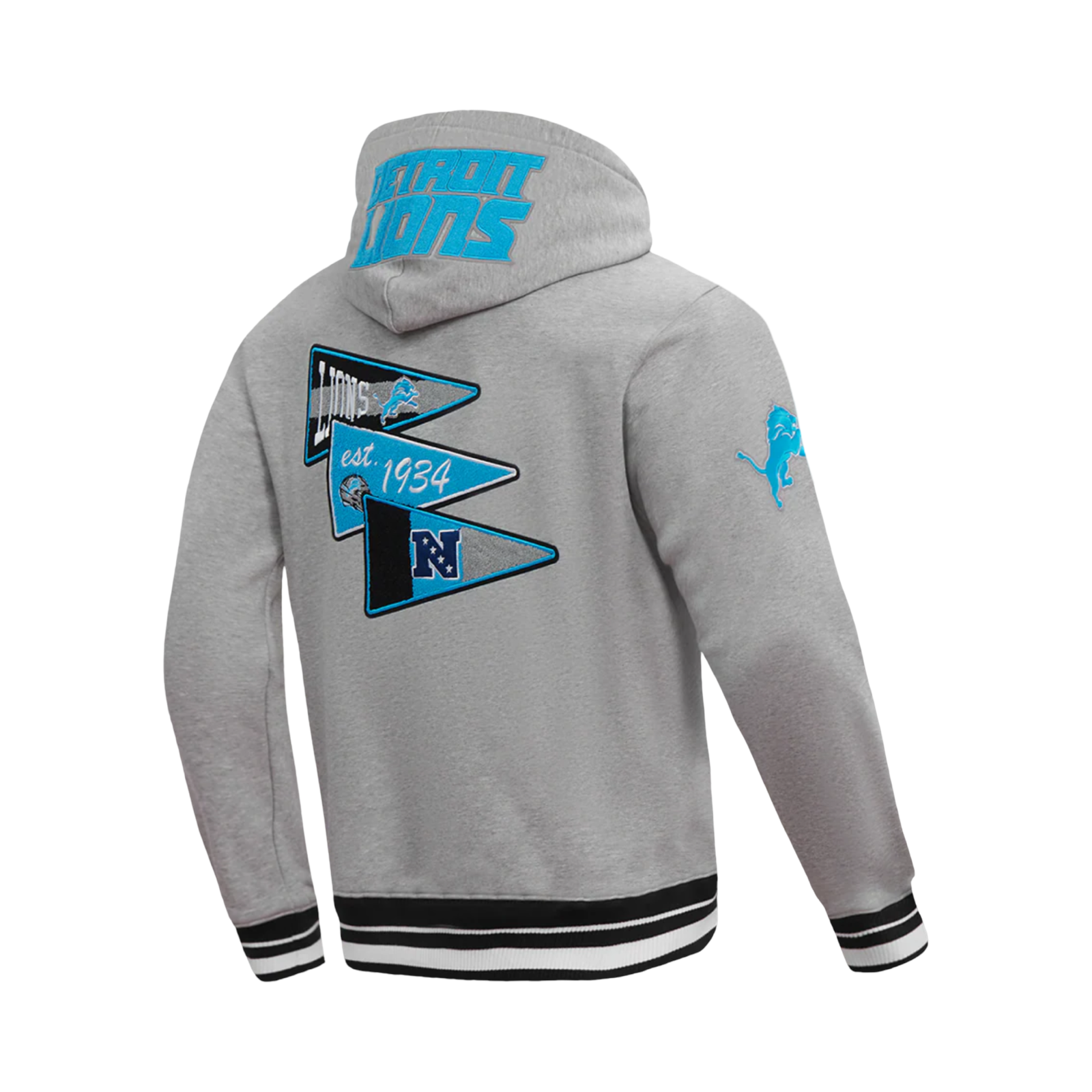 NFL Detroit Lions Pennants Men’s Rib Fleece Pullover