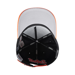 MLB Detroit Tigers DIY Pick Stitch Leather Pinch Front Strapback