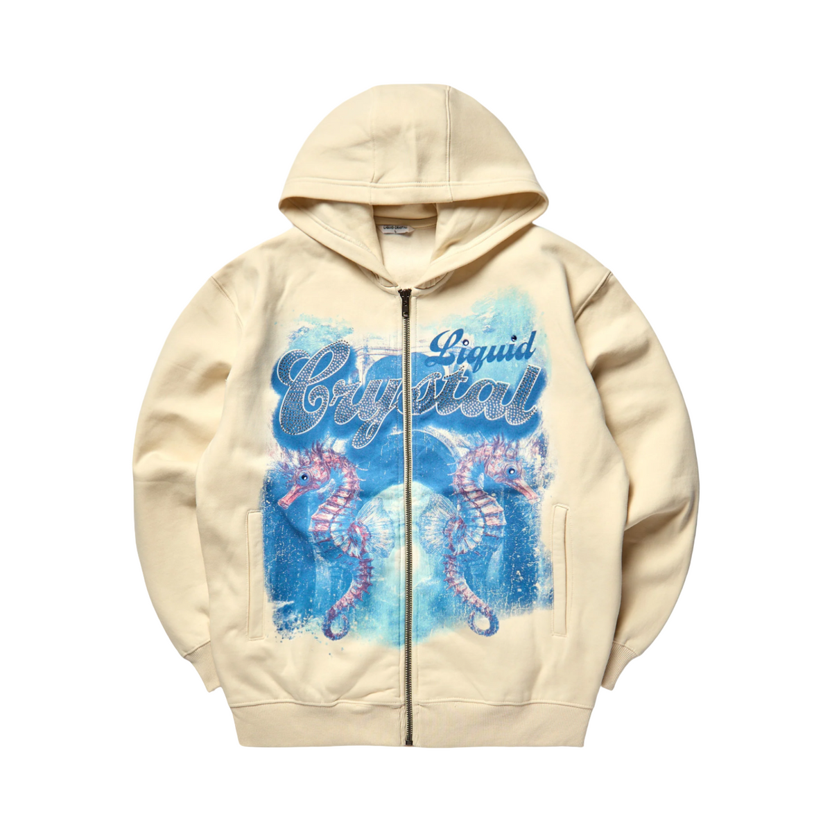 Rhinestone Seahorses Hoodie
