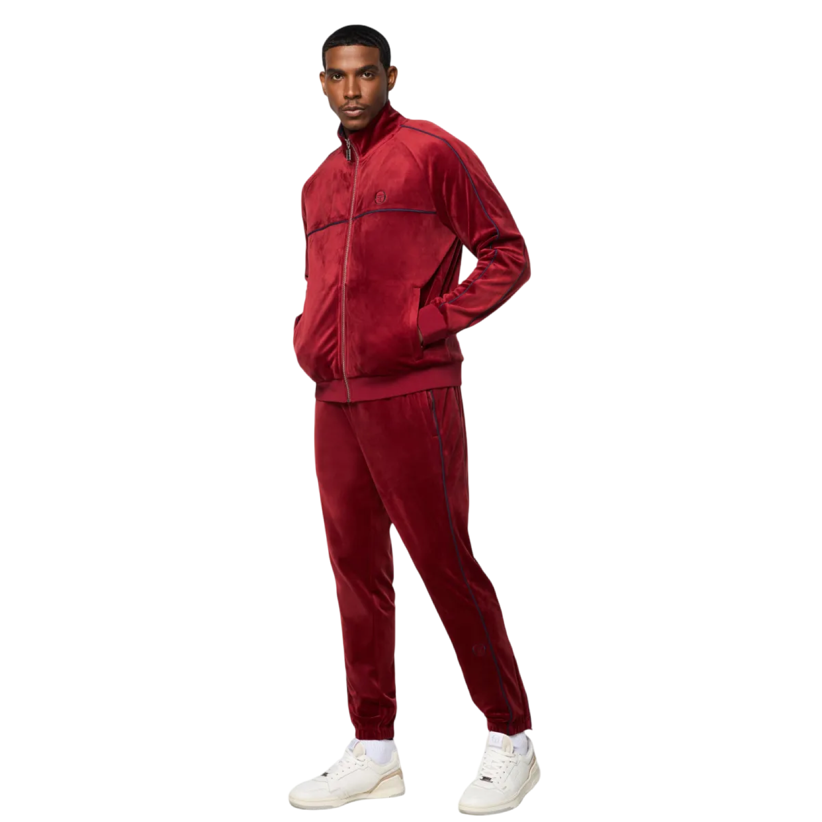 Lioni Velour Track Pants