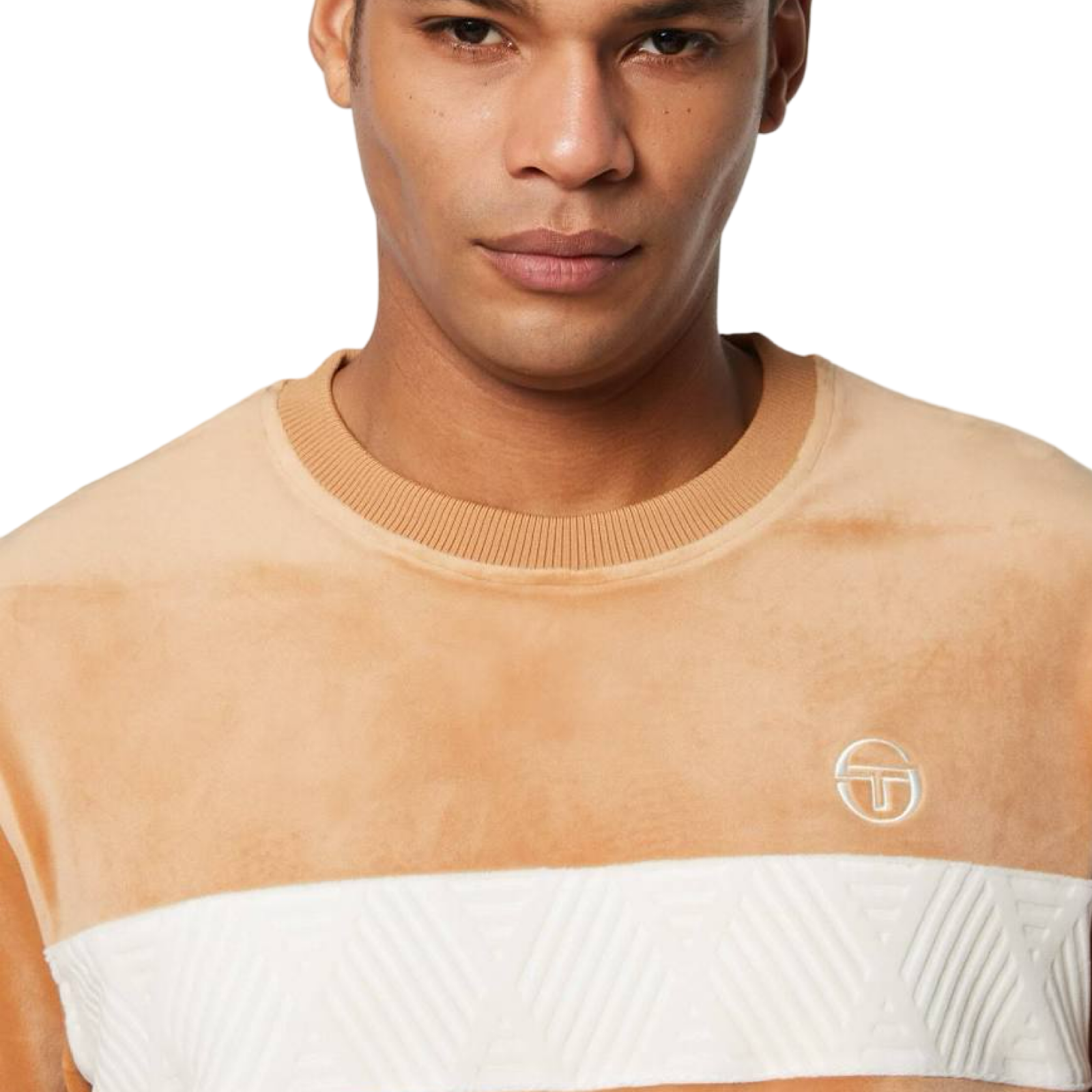 Debossed Velour T-Shirt