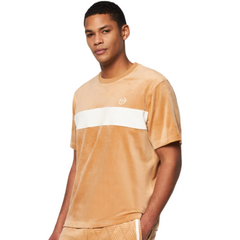 Debossed Velour T-Shirt