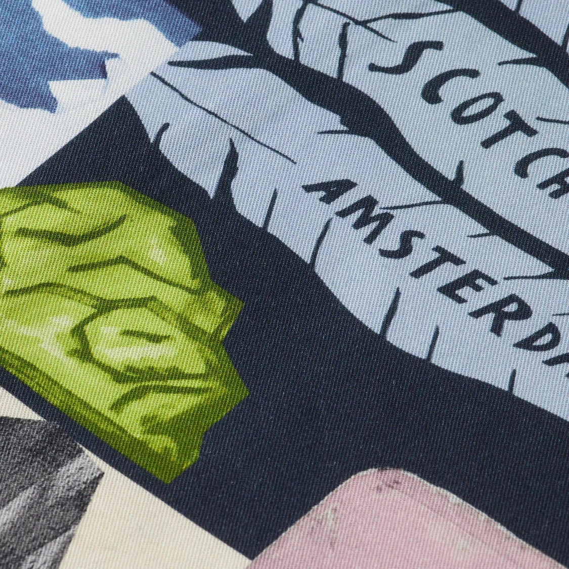 Fave - Printed Tencel Regular Fit Bermuda Shorts