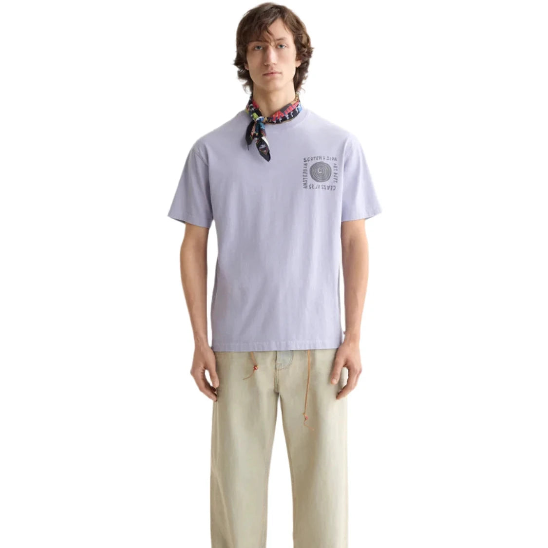 Relaxed-Fit Washed Artwork T-Shirt