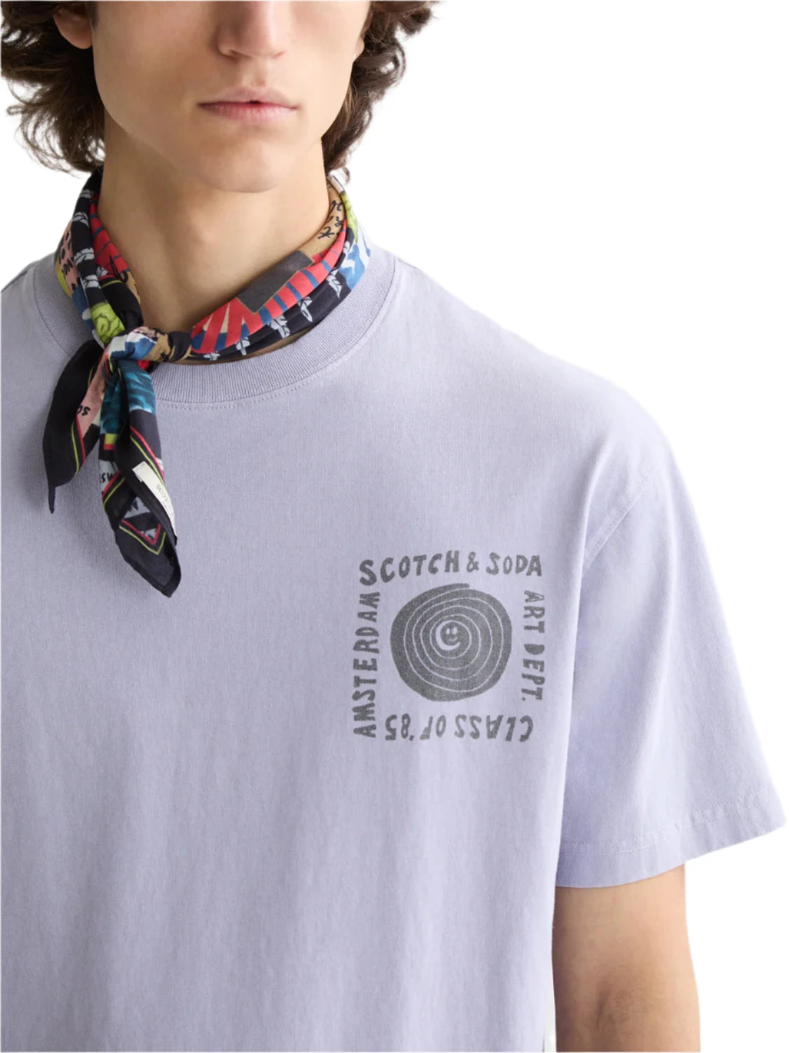 Relaxed-Fit Washed Artwork T-Shirt