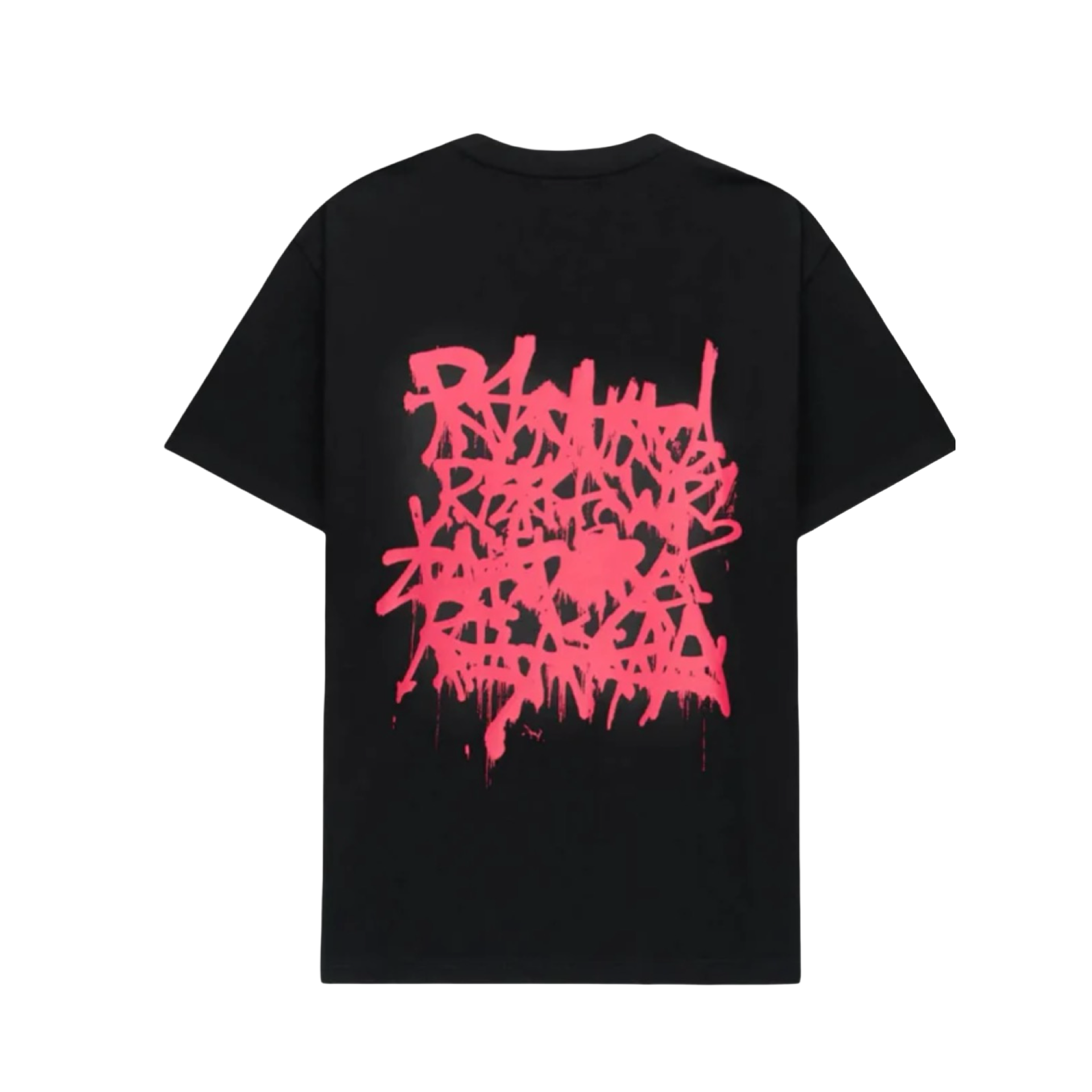 Colin Oversized Short Sleeve T-Shirt | Graffiti Pink