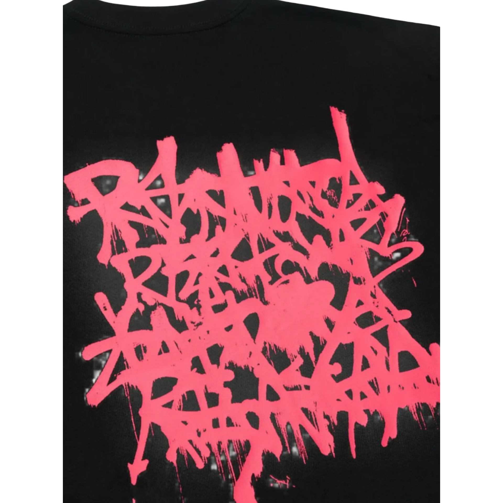 Colin Oversized Short Sleeve T-Shirt | Graffiti Pink