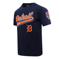 Detroit Tiger's Script Tail Men's Tops