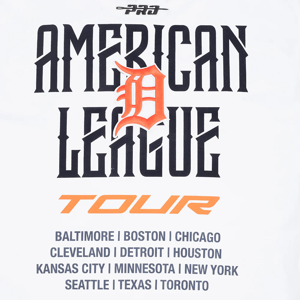 Detroit Tiger's City Tour 2.0 Cotton Jersey Drop Shoulder Top
