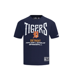Detroit Tiger's City Tour 2.0 Cotton Jersey Drop Shoulder Top