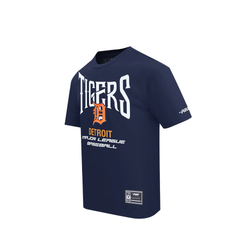 Detroit Tiger's City Tour 2.0 Cotton Jersey Drop Shoulder Top