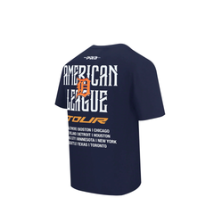 Detroit Tiger's City Tour 2.0 Cotton Jersey Drop Shoulder Top