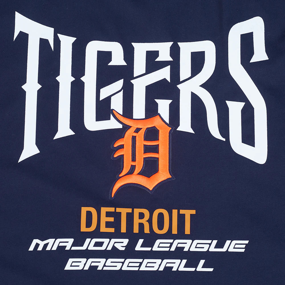 Detroit Tiger's City Tour 2.0 Cotton Jersey Drop Shoulder Top