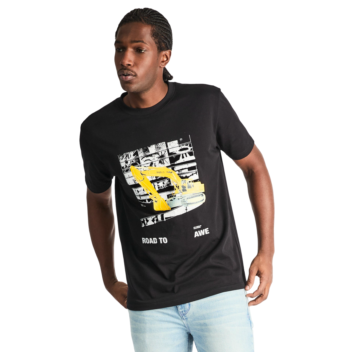 Liam Short Sleeve T-Shirt | Black Digger