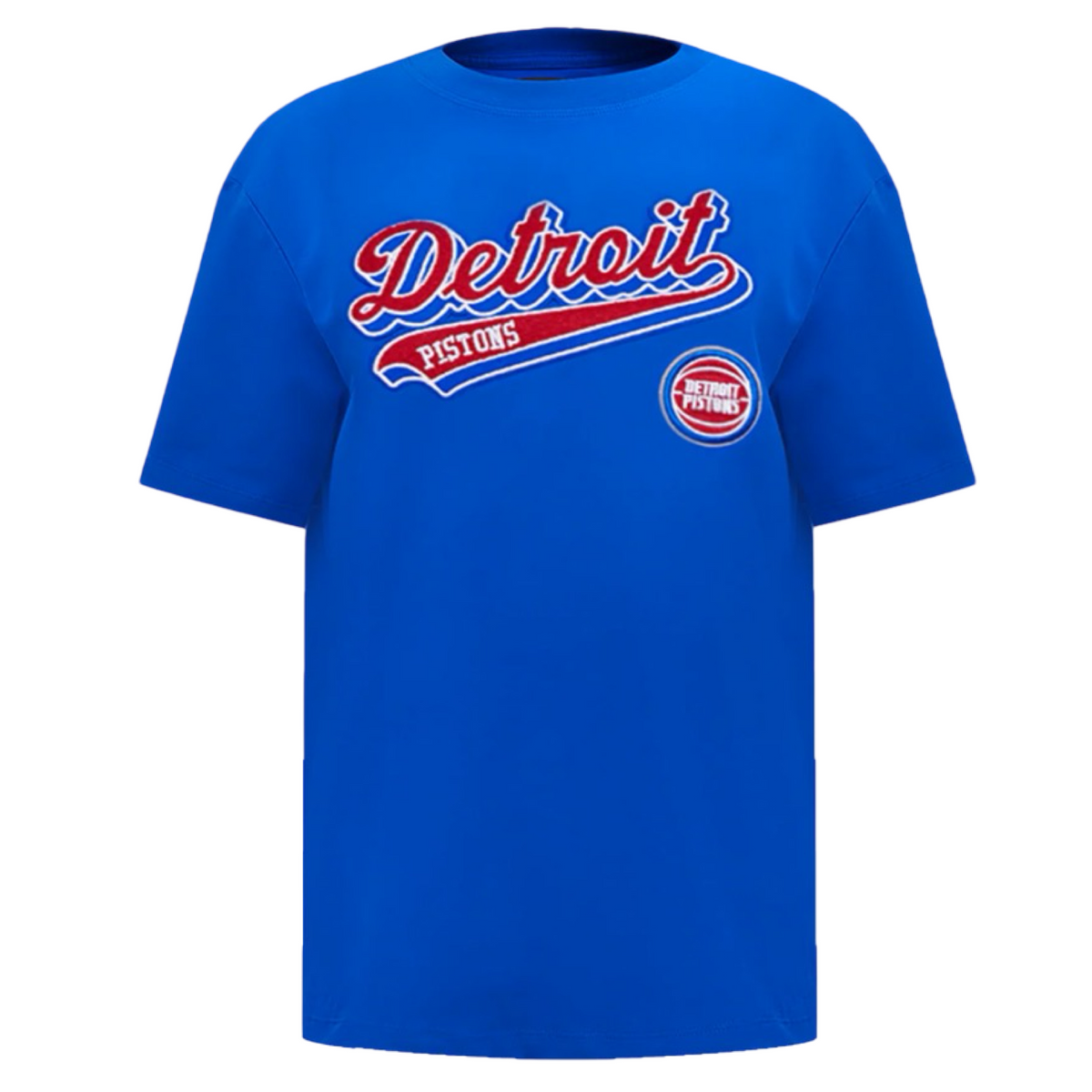 Detroit Pistons Script Tail Men's Tops
