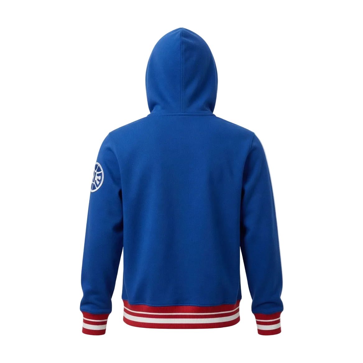 Detroit Pistons Crest Emblem Rib Fleece Pullover Hoodie