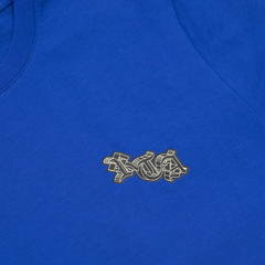 The Liam Short Sleeve T-Shirt | Navy Old English Paradise