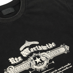 Colin Oversized Short Sleeve T-Shirt | Black Road To Paradise