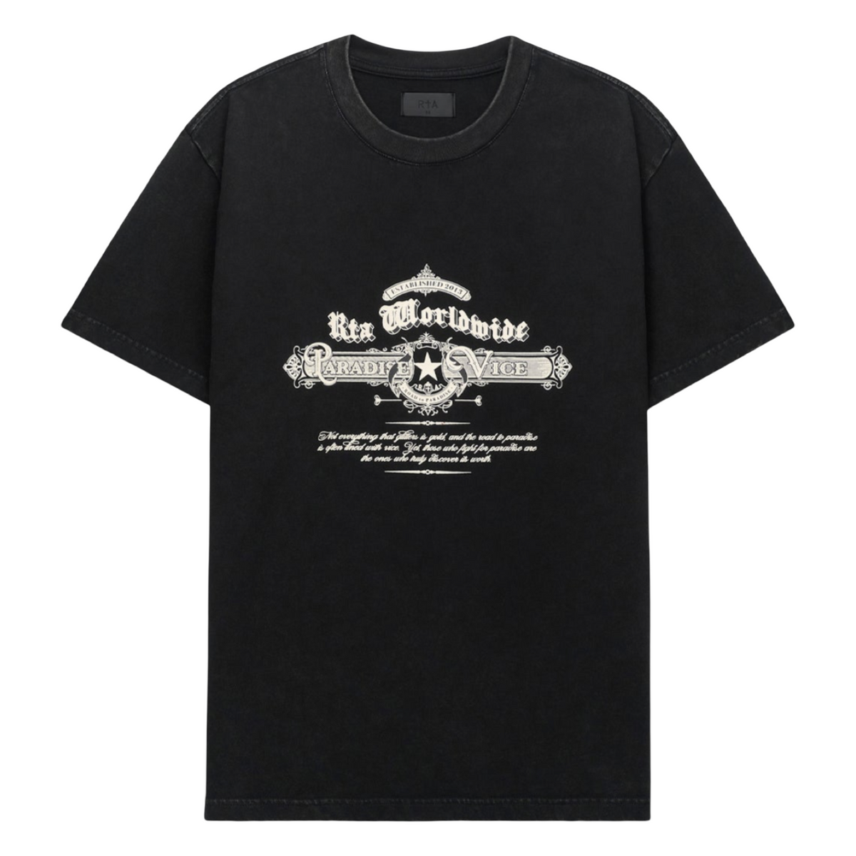 Colin Oversized Short Sleeve T-Shirt | Black Road To Paradise