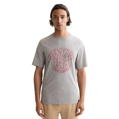 Denim Artwork Short Sleeve T-shirt