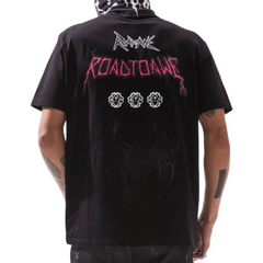 Liam Short Sleeve T-Shirt | Black Cyber Metal