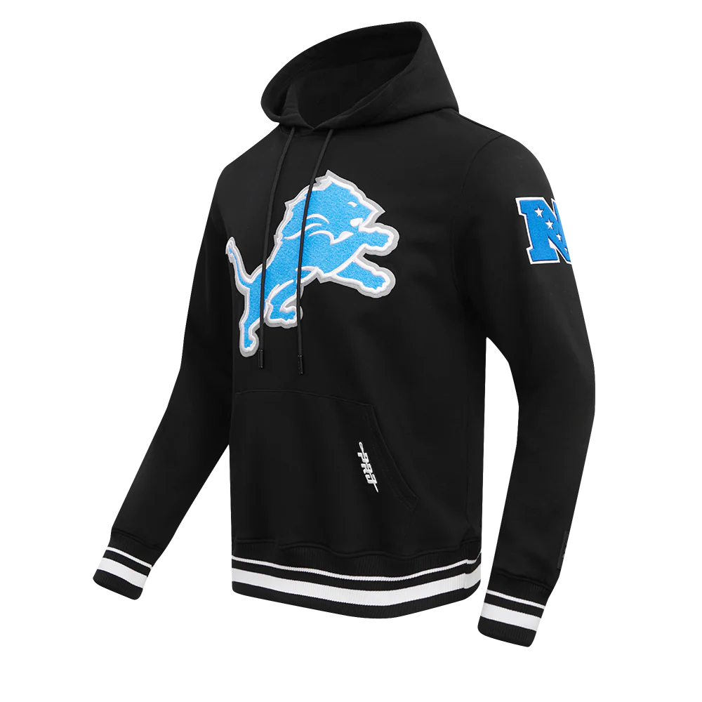 NFL Detroit Lions Mashup Men’s Rib Pullover Hoodie