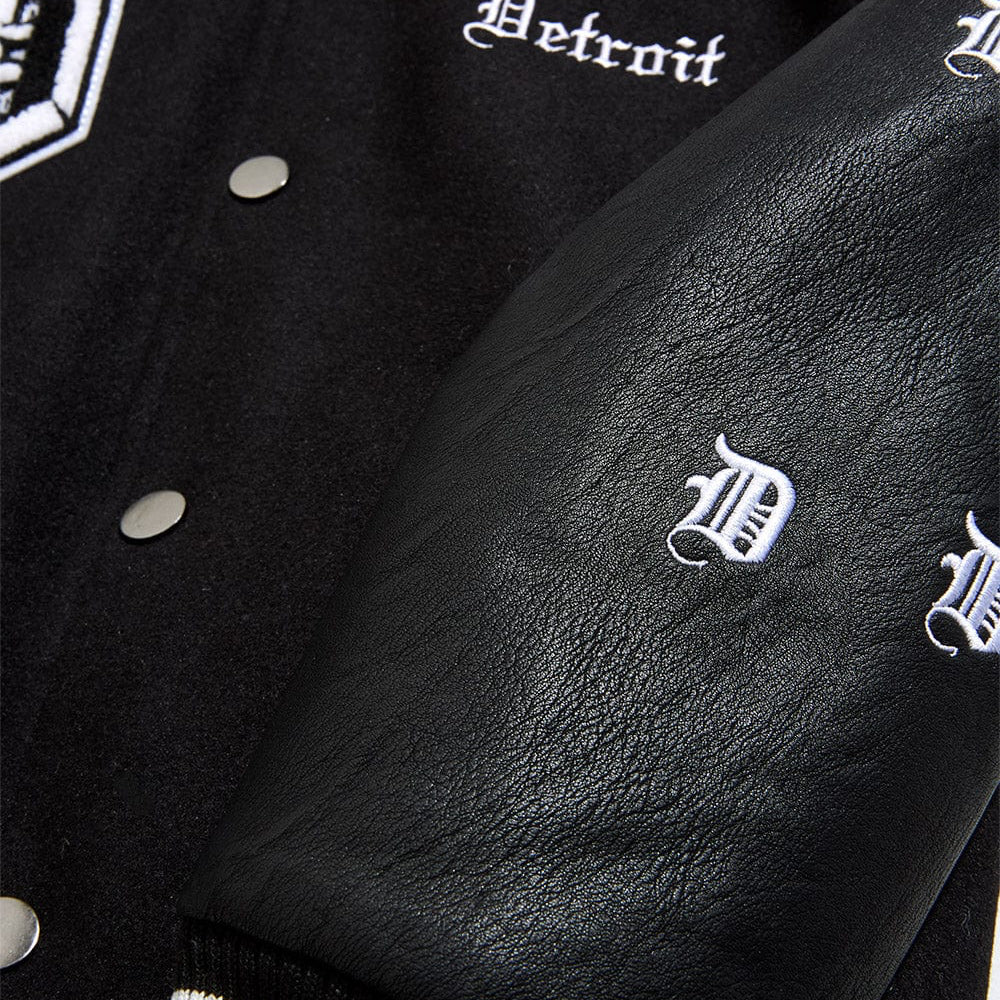 Kids 313 Varsity Jacket (Black)