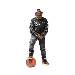 Kids 313 Varsity Jacket (Black)