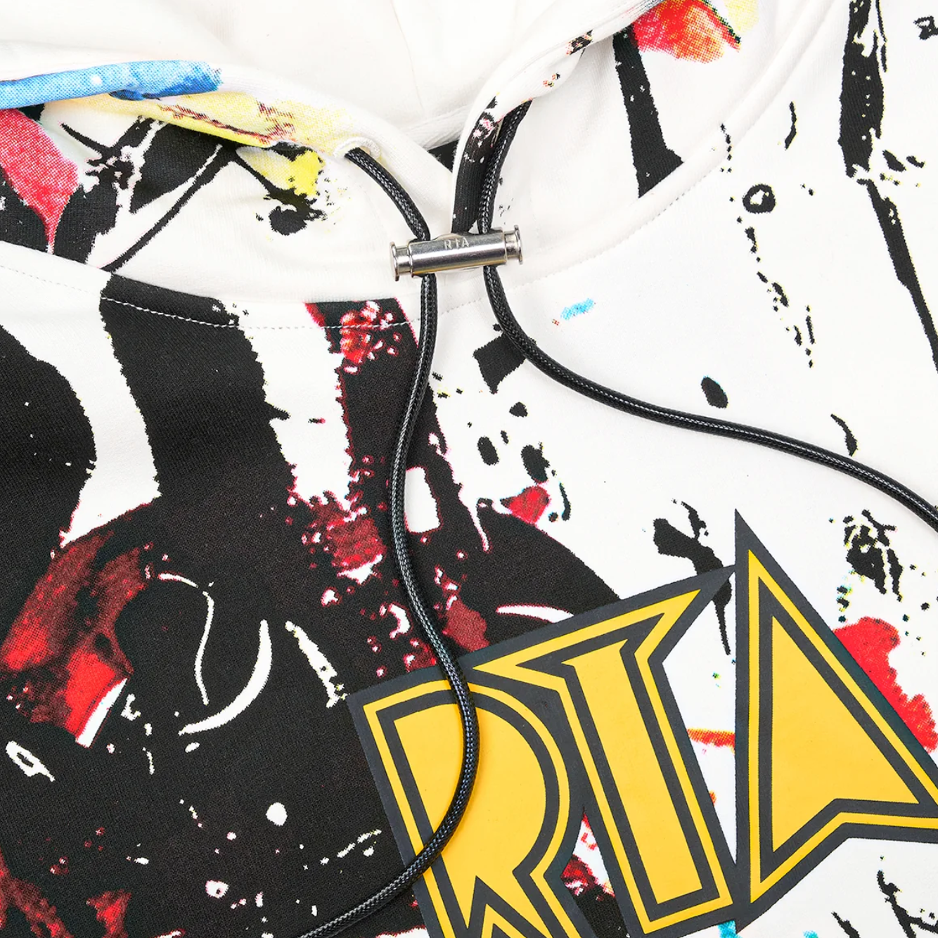 Dion Hoodie - White Graffiti