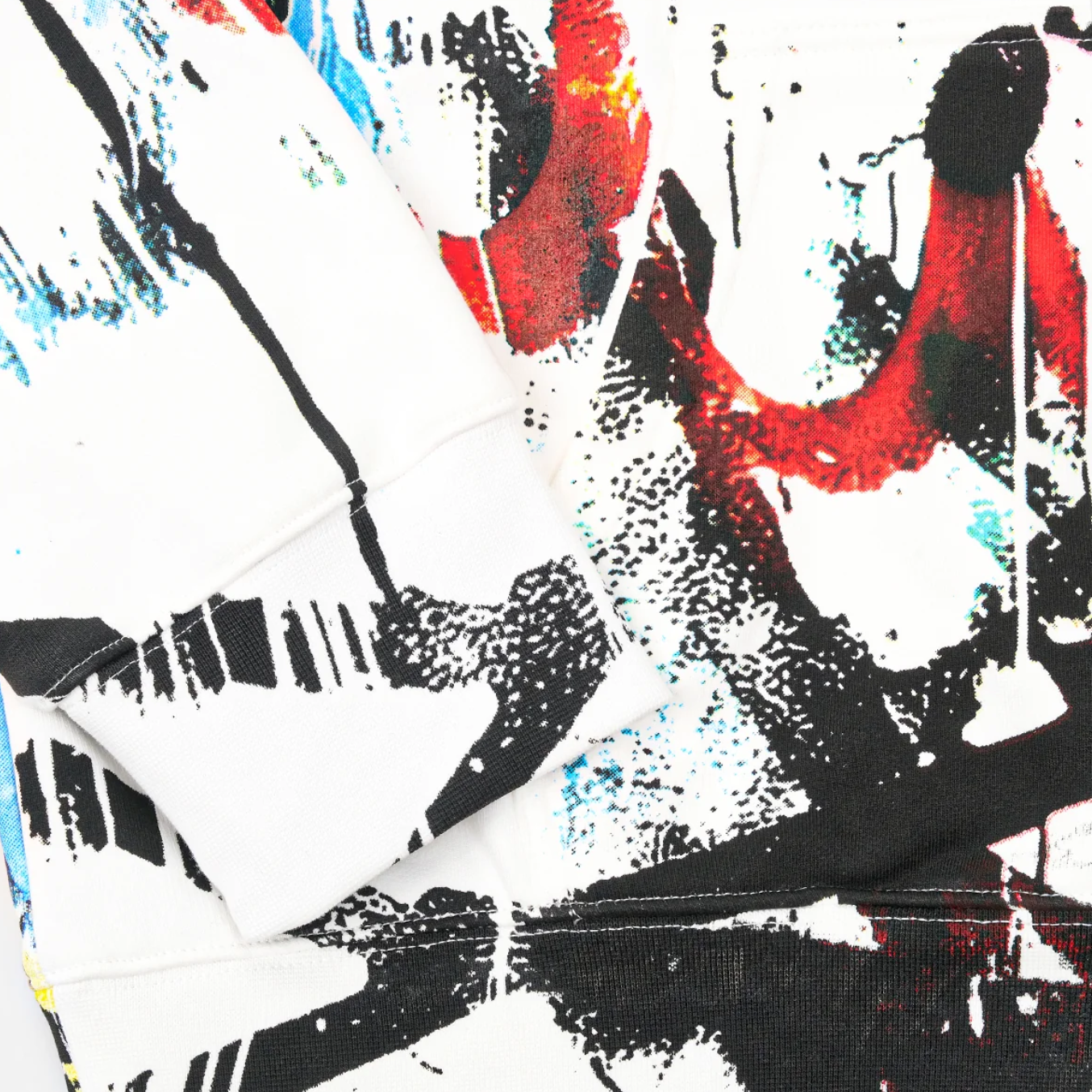 Dion Hoodie - White Graffiti