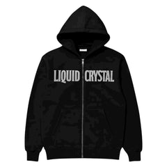 Rhinestone Zip Up Hoodie