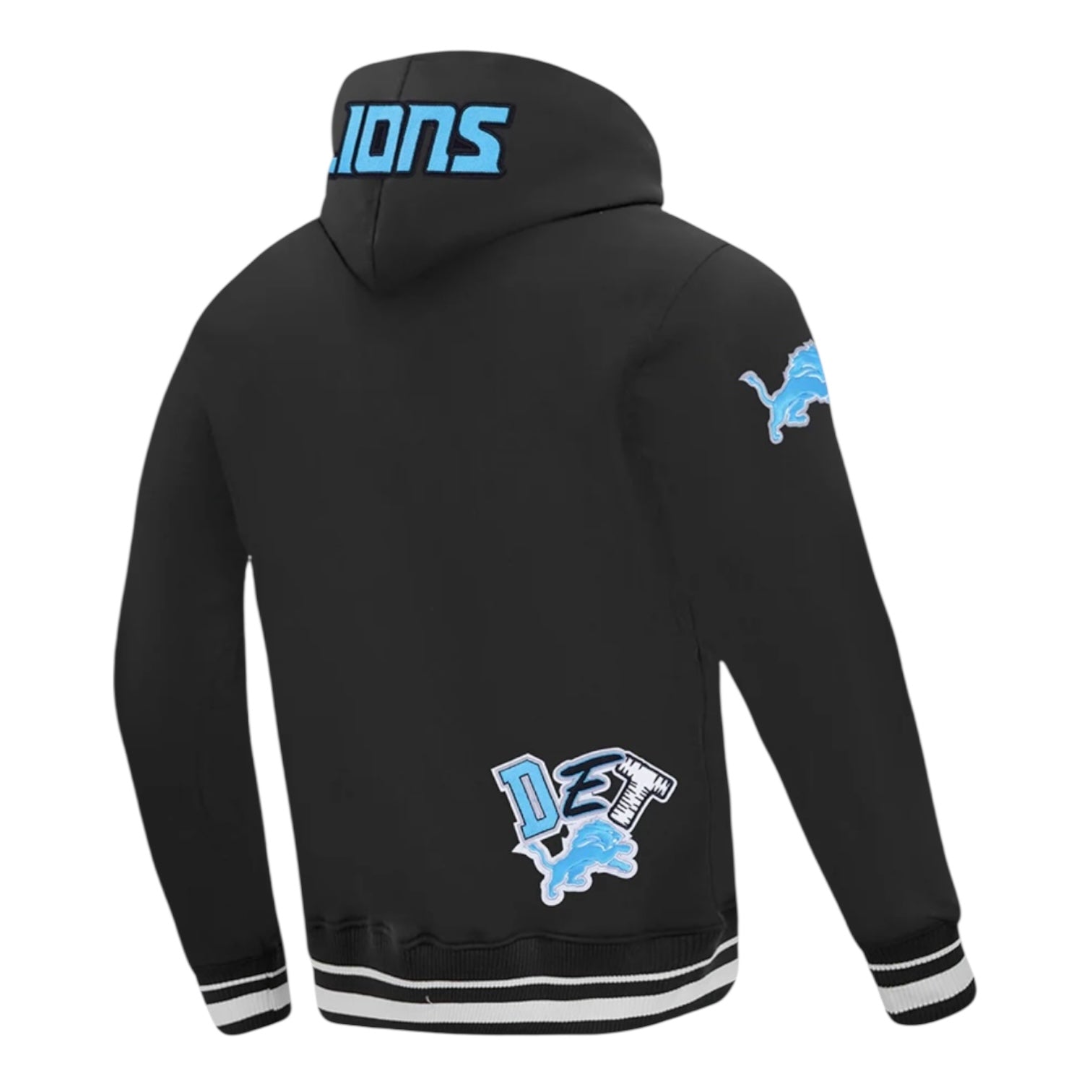 NFL Detroit Lions Ransom Men’s Rib Fleece Pullover Hoodie