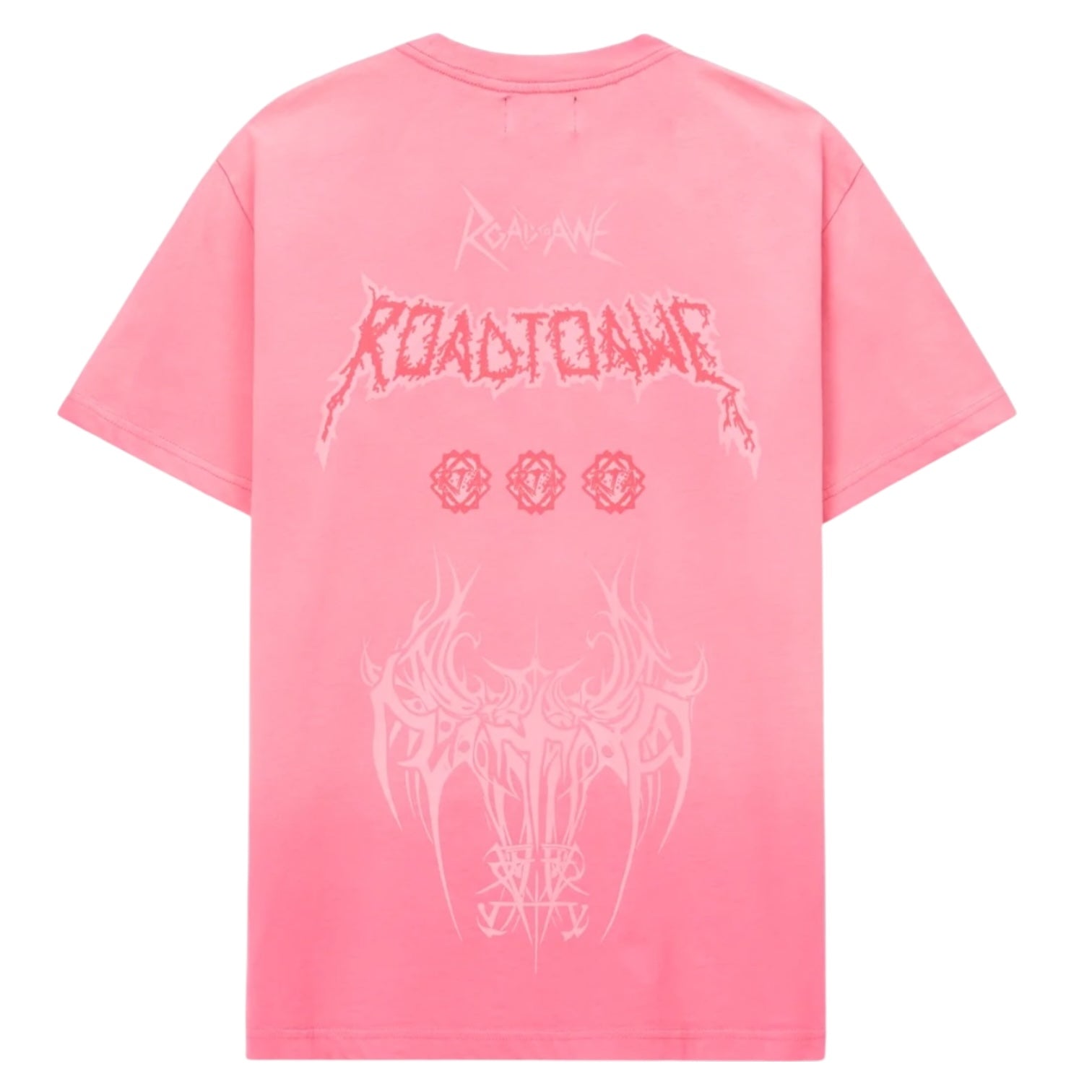 Liam Short Sleeve T-Shirt | Pink Cyber Metal